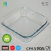 CH0.9/1.1/1.8S borosilicate glass square baking dish 